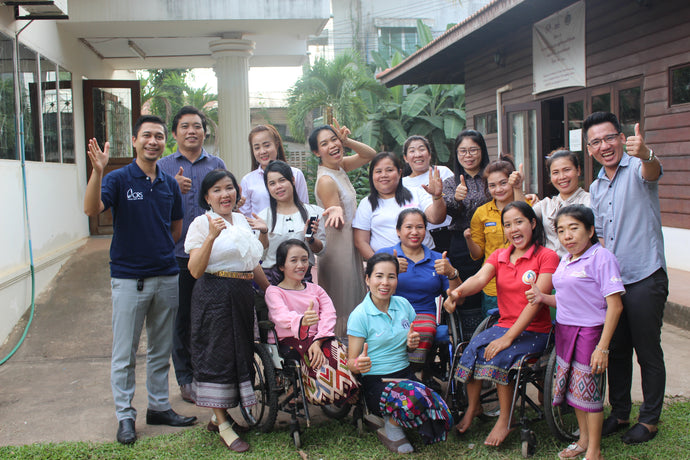 Empowered Women with Disabilities in Laos Making Ethical and Sustainable Gifts
